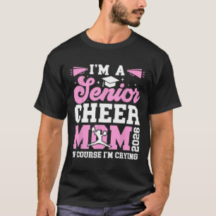 Camiseta Sou uma Mãe de Cheer Senior 2026 Cheerleading Mãe