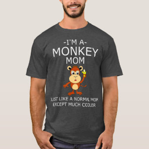 Camiseta Sou Uma Mãe De Macaco