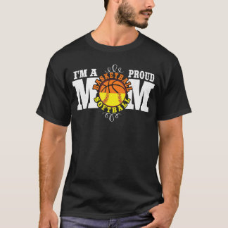 Camiseta Sou uma Mãe Orgulhosa de Basquete e Softbol Esport