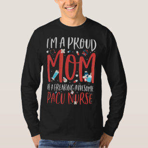 Camiseta Sou Uma Mãe Orgulhosa De Uma Enfermeira Pacu Fantá