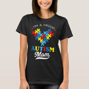 Camiseta Sou uma mãe orgulhosa do Autismo - perfeita para