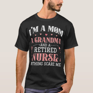 Camiseta SOU Uma Mãe Uma Avó Uma Enfermeira Aposentada Dive