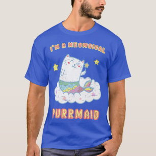 Camiseta Sou uma meowgical Purmaid Mermaid Ocean Deepsea