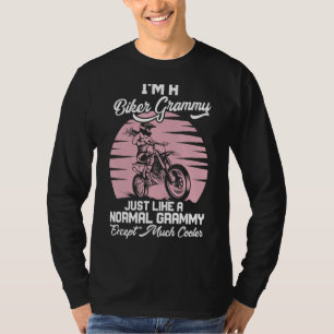 Camiseta Sou uma moto-moto Biker, avó Biker