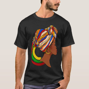 Camiseta Sou uma mulher negra História negra Mês educada em