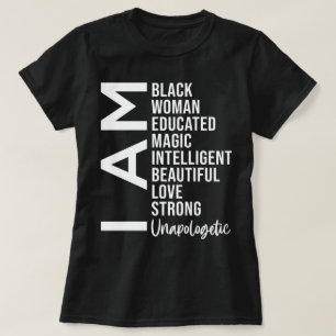 Camiseta Sou uma mulher negra sem desculpas