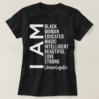 Camiseta Sou uma mulher negra sem desculpas