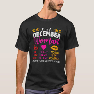 Camiseta Sou uma Obrigado de dezembro para entender o Birt