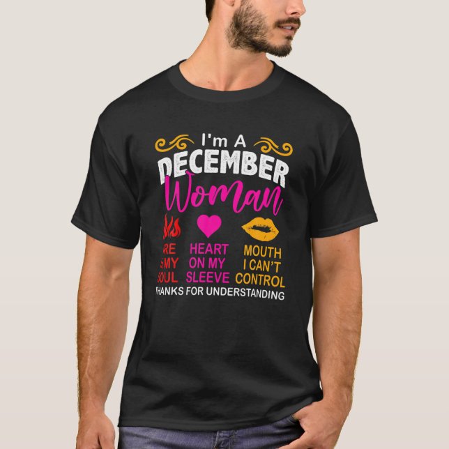 Camiseta Sou uma Obrigado de dezembro para entender o Birt (Frente)