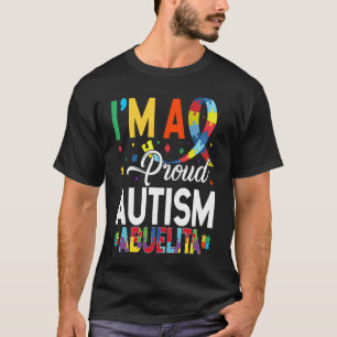 Camiseta Sou uma orgulhosa avó autista combinando conscient