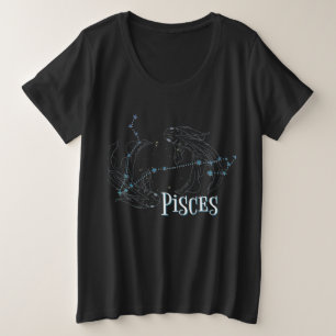 Camiseta Sou uma Peixes. Tendy Peixes Sinal de Zodiac