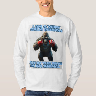 Camiseta Sou uma Pessoa Calma, mas no Anel sou um Animal