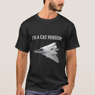 Camiseta Sou Uma Pessoa Gato F-14 Tomcat