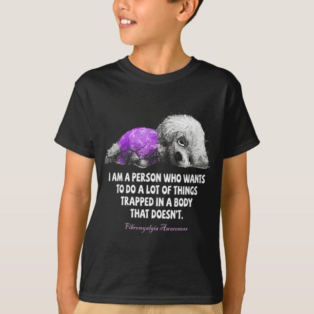 Camiseta Sou Uma Pessoa Que Quer Fazer Muitas Coisas Fibro (Frente)