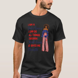 Camiseta Sou uma Rainha de julho Posso fazer tudo através d