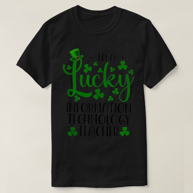 Camiseta Sou uma Rua de Professores de Tecnologia da Inform (Frente do Design)