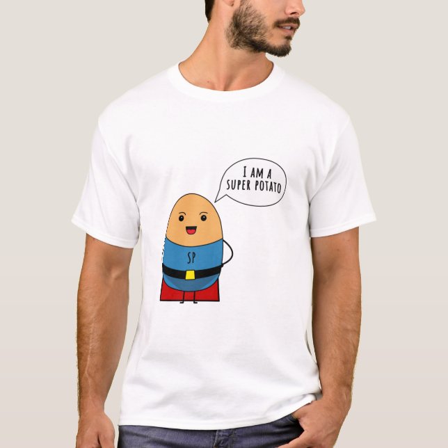Camiseta Sou uma super batata (Frente)