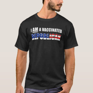 Camiseta Sou uma Vacinada Sensibilização para a Vacinação R