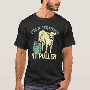 Camiseta Sou uma Vida de Fazendeiro de Vaca Certificada que