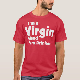 Camiseta Sou uma Virgem Island Rum Drinker Tourist Souvenir
