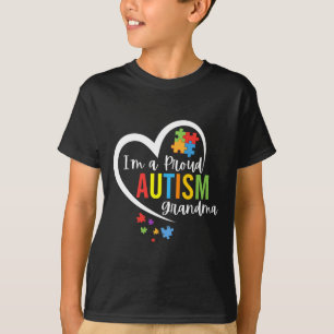 Camiseta Sou uma vovó orgulhosa que ama a consciência do co
