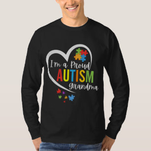 Camiseta Sou uma vovó orgulhosa que ama a consciência do co