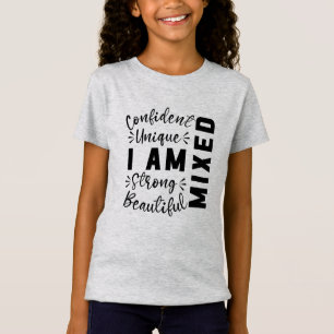 Camiseta Sou Único, Forte Biracial, Multiracial