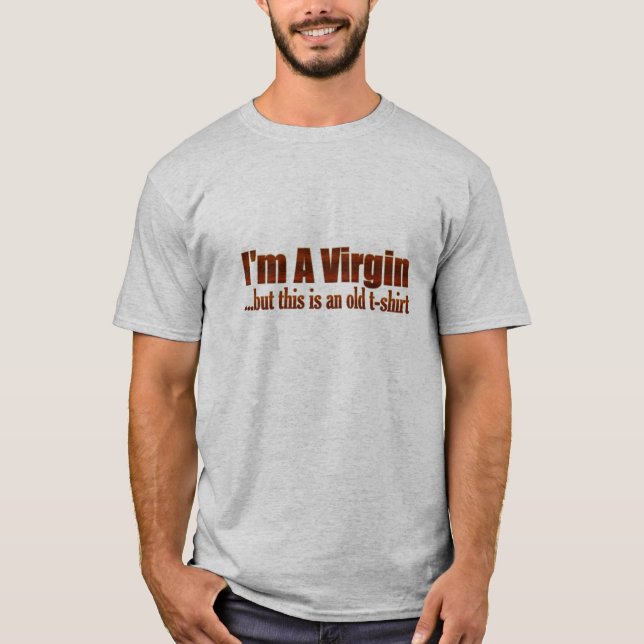 Camiseta Sou virgem (Frente)