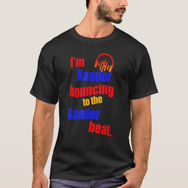 Camiseta Sou Xander a saltar para o Xander Xander (Frente)