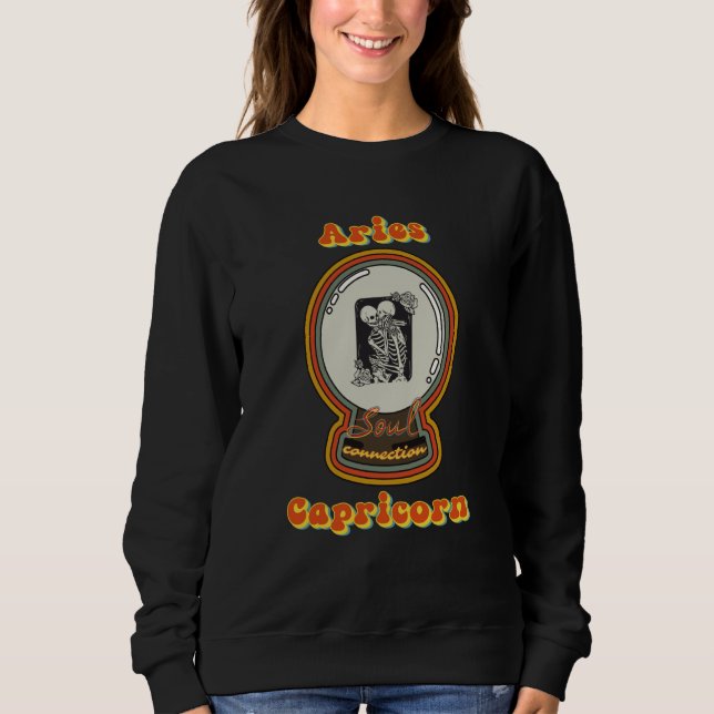 Camiseta Soul Connection Aries and Capricorn Zodiac (Frente)