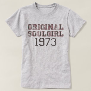 Camiseta Soulgirl original 1973 T retros do fan de música