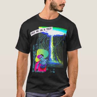 Camiseta Soultrip Trip Wasserfall Glitch Fun Vaporwave God