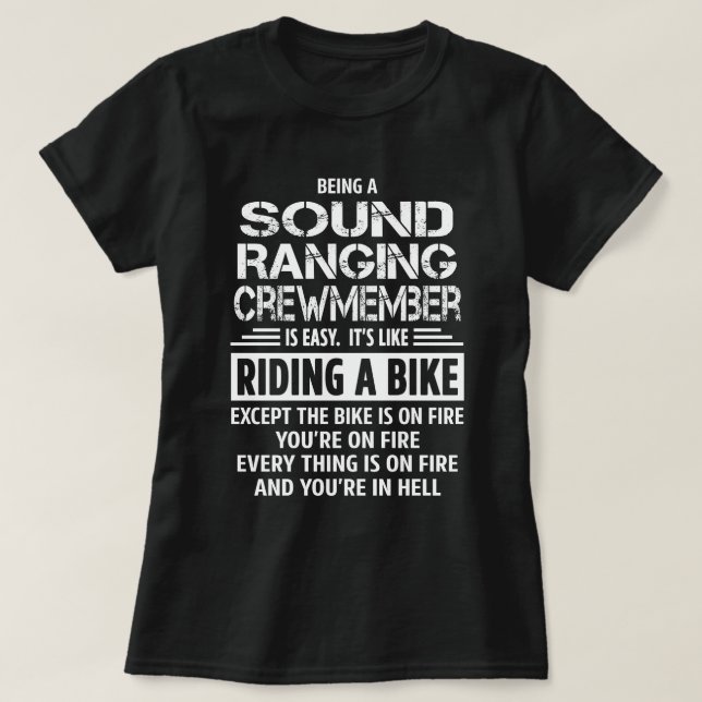 Camiseta Sound Ranging CrewMember (Frente do Design)