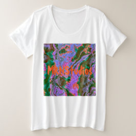Camiseta Sour Marble Plus Tamanho T Shirt