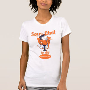 Camiseta Sous Chef by Day, Super-herói da Noite