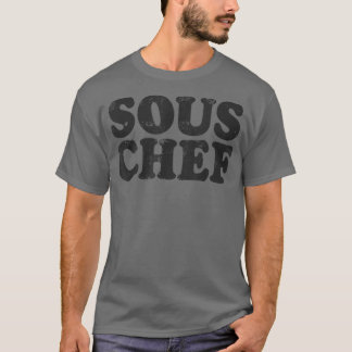 Camiseta Sous Chef Que Homens Engraçados Mulheres Cozinham