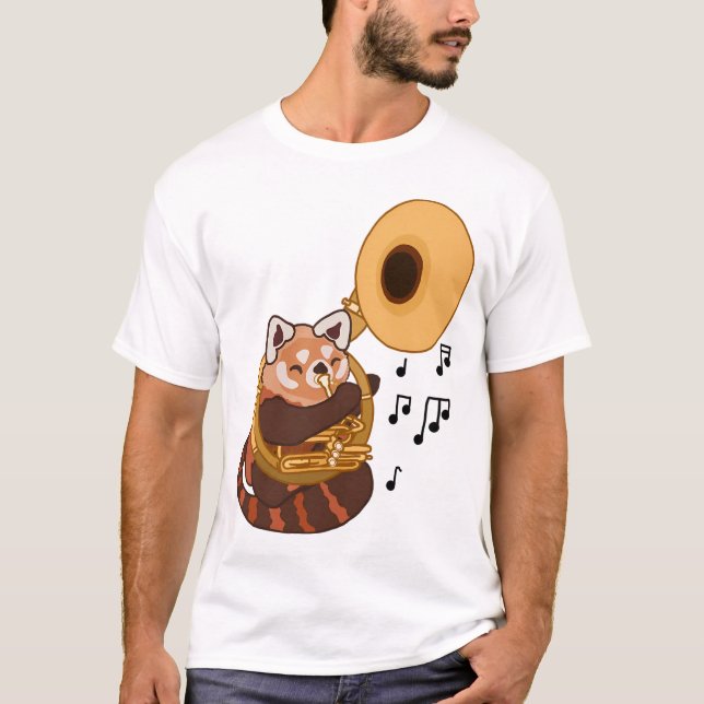Camiseta Sousaphone Red Panda (Frente)
