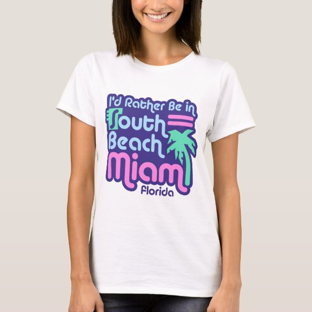 Camiseta South Beach Miami (Frente)