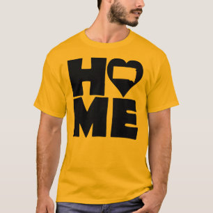 Camiseta South Dakota Home Heart State Tees