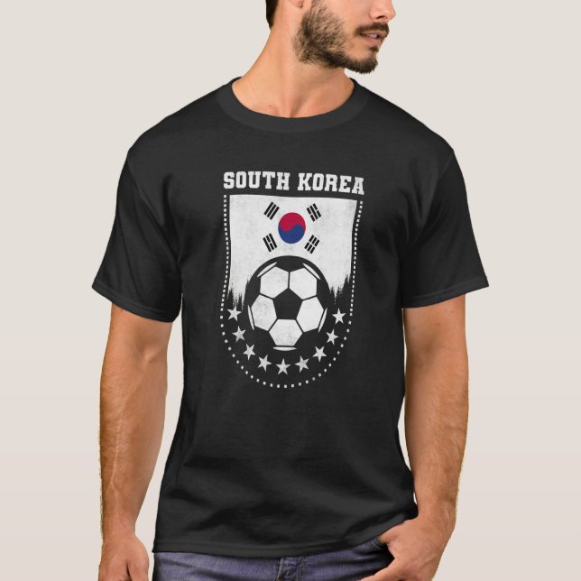 Camiseta South Korea Flag Soccer Fan   (Frente)