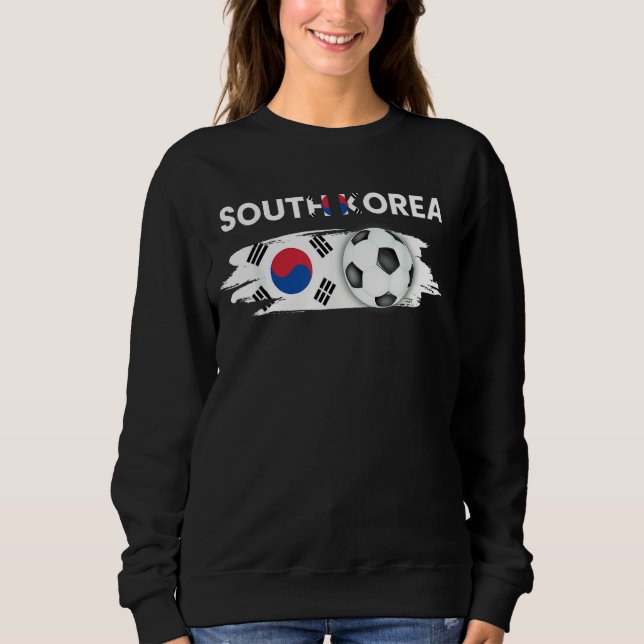 Camiseta South Korea Flag Soccer South Korean Football Fans (Frente)