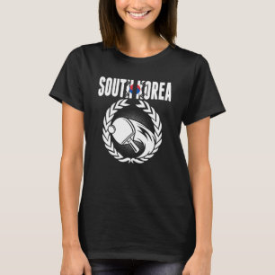 Camiseta South Korea Table Tennis  Korean Ping Pong Support
