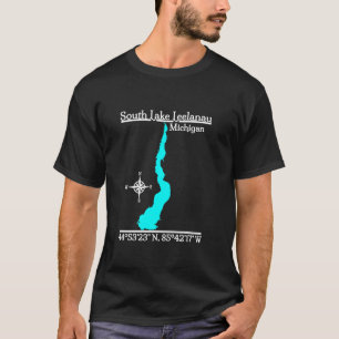Camiseta South Lake Leelanau Michigan Long Sleeve T Shirt