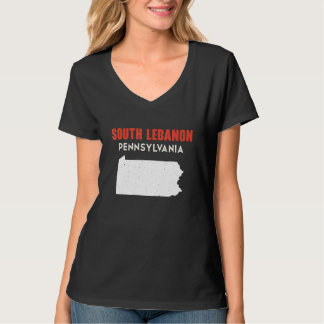 Camiseta South Lebanon Pennsylvania USA State America Trave