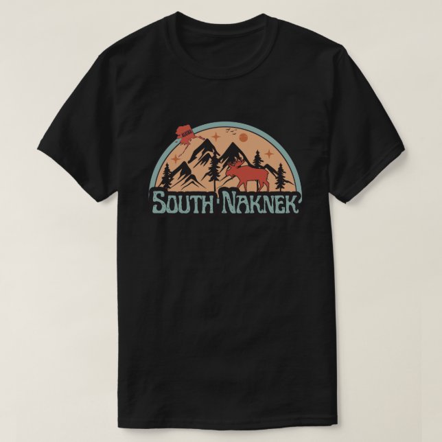 Camiseta South Naknek, Alasca (Frente do Design)