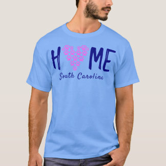 Camiseta South olina está em casa