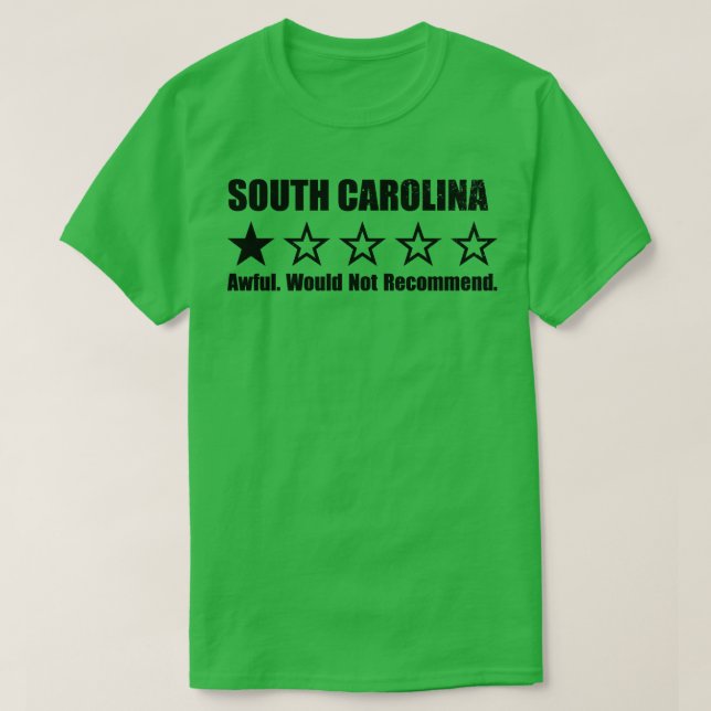 Camiseta South olina One Review (Frente do Design)