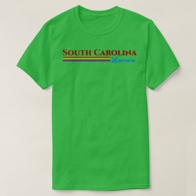 Camiseta South olina Unicorn Gift (Frente do Design)