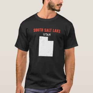 Camiseta South Salt Lake Utah América Estado América Viagem