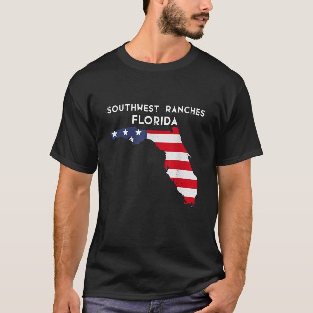 Camiseta South west Ranches Florida Estados Unidos da Améri (Frente)